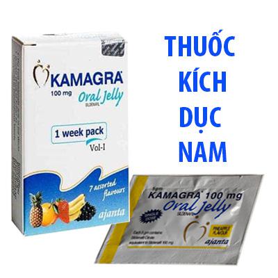 Thuốc cường dương Kamagra Oral Jelly 100mg Vol 1, Hộp 7 gói